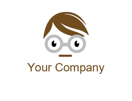 geek head logo