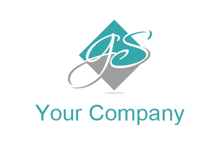 Letters G and S are in the diamond logo