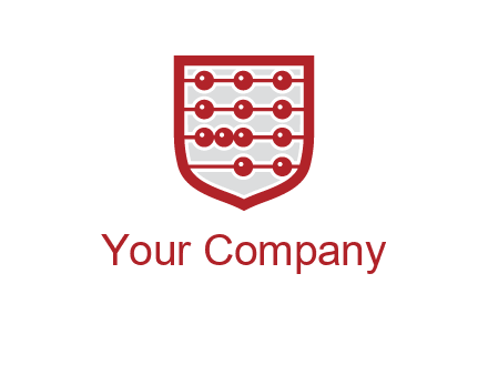 abacus in shield logo