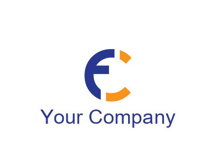 letter F and C finance logo