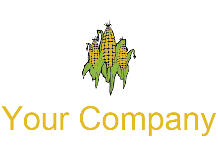 corn on cobs agriculture graphic