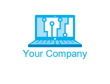 technology cables inside the laptop icon
