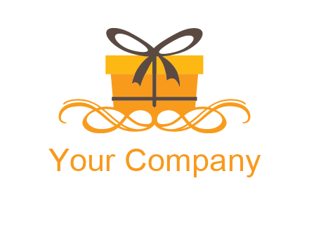 elegant gift box logo