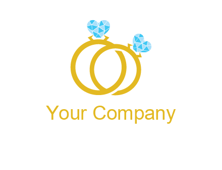 heart cut stone on engagement rings logo