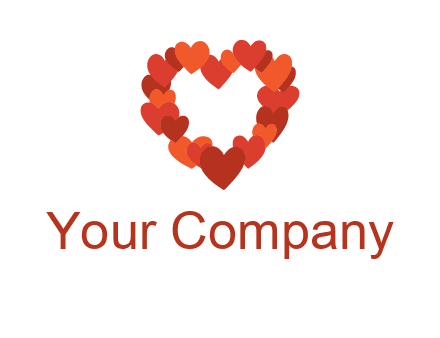 hearts forming a heart logo