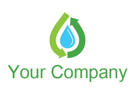 arrows around water drop icon