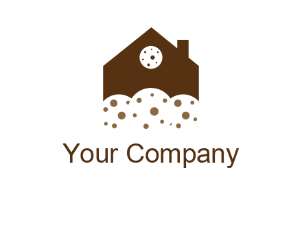 home cookie food logo