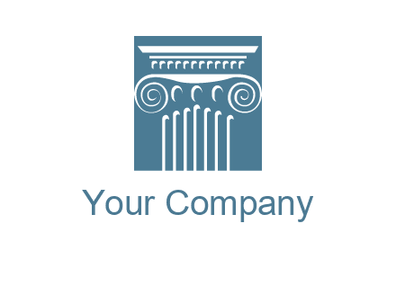 column or pillar logo