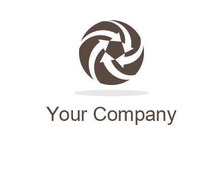 arrows in circle finance logo